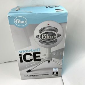 Blue snowball ice